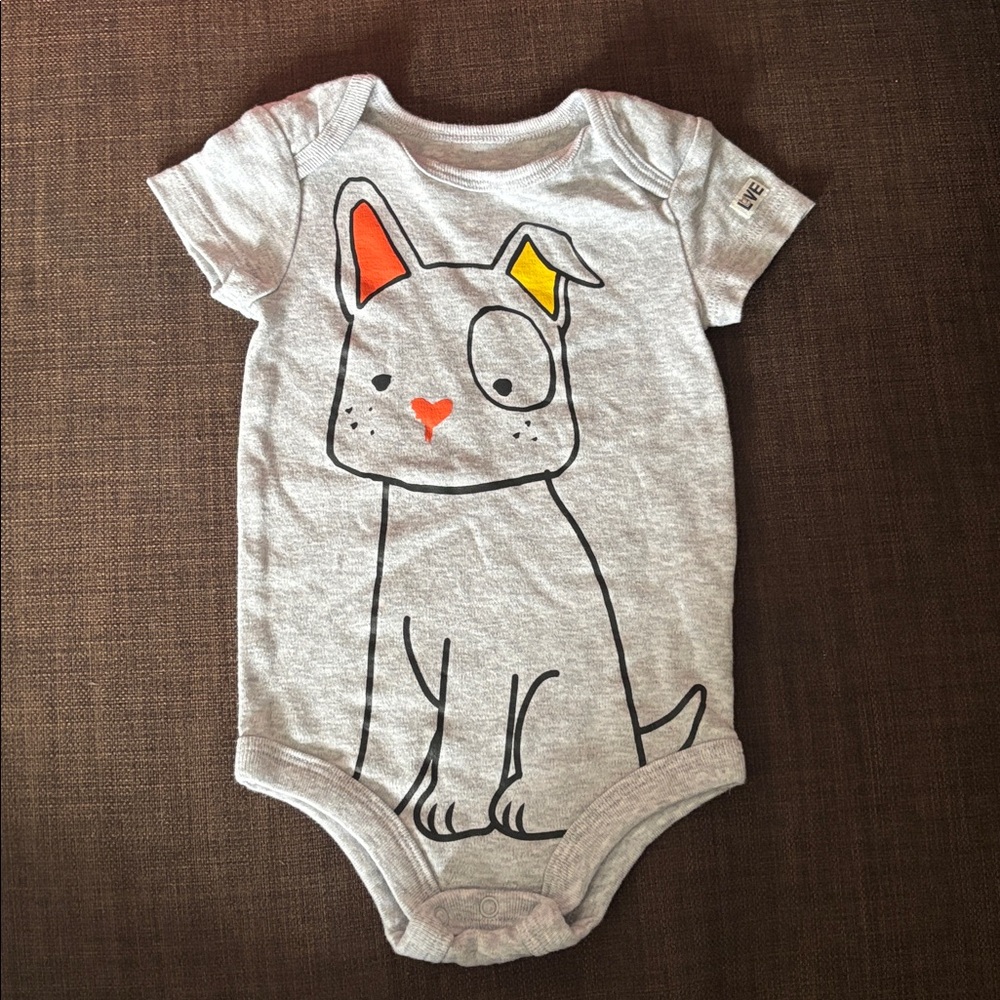 ❤️3-6M Ellen DeGeneres Puppy Onesie